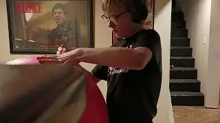 Me inflating an 65cm exercise ball and a 24