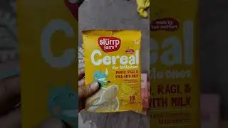 Slurrp farm cereal for Little ones | ragi based products for baby | best packaged food for baby