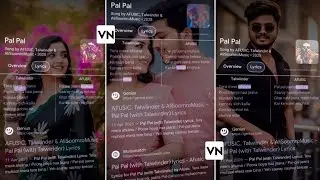 VN App Lyrics Overlay Video Editing | Instagram Trending Text Animation Reel Editing Tutorial