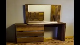 Furniture Makeover Modern Style DIY Beautiful Dresser with Mirror