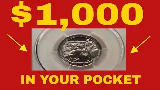 $1,000 QUARTER IN  YOUR POCKET CHANGE. VALUABLE QUARTERS TO LOOK FOR!
