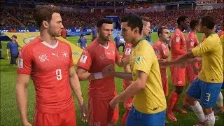 2018 FIFA World Cup Russia - Brazil vs Switzerland - Gameplay (HD) [1080p60FPS]