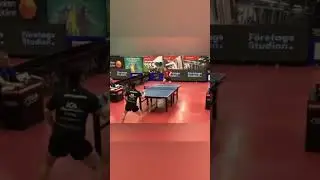 Genius Hand Switching!! [😱🏓] #tabletennis #pingpong #shorts