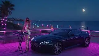 (Neon Nights) 2077 Afro House | Futuristic Beach Party Vibes 🌃