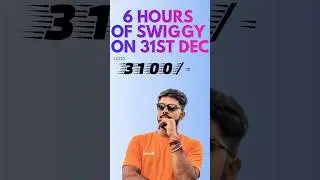 SWIGGY CHALLENGE ON 31ST DEC .....!!!!! #swiggy #swiggyapp #india #delivery #fooddelivery #ontime