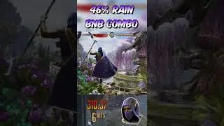 Rain 46% Bread and Butter Combo 🌧️🔥 #mk1 #mortalkombat #mk1rain