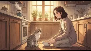 Waking Early to Feed the Cat &mdash; A Quiet Morning of Warm Light and Simple Care 🐾