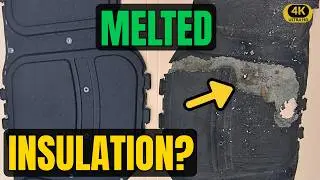 Replacing the engine Bay Heat INSULATION / Sound Deadening BMW E60/E61