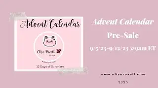 2023 Advent Calendar by Elisa Ravell Stickers