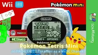 Pok&eacute;mon Tetris Mini (Pok&eacute;mon Mini) on RA-SS PokeMini as a Wii VC Channel | saulfabreg Wii VC