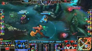 Team Liquid vs Team Solo Mid (TL vs TSM) - W7D2 NA LCS Summer 2015 - League of Legends