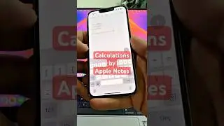 Calculations by Apple Notes #iphonetips #applenotes #appletips #ios18features #ios18beta #smarttech