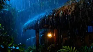 Rain sound for sleep and relaxation - Beautiful Rain sounds and thunder