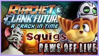 Space Fuzz Ratchet And Clank A Crack in Time Squigs Weasel Paws Off Live