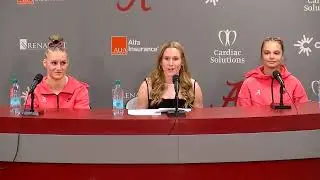 Auburn Press Conference: Ashley Johnston, Chloe LaCoursiere & Lilly Hudson