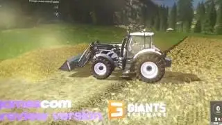 Farming Simulator 17 Load-Unload with Tractor