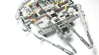Raw TIme lapse of Lepin 05033 Millennium Falcon