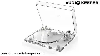 Audio Keeper | Full Acrylic Bluetooth Hi-Fi Transparent Turntable System ICE1 with MM Cartridge