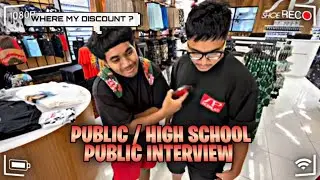 Public / High School Public Interview 😂 *must watch til the end