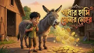 গাধার হাসি সোনার মোহর | জাদুর গাধার গল্প | Bangla Cartoon | New Bangla Moral Story 2026