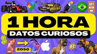 1 HORA de DATOS CURIOSOS y COSAS QUE NO SAB&Iacute;AS⏰😲