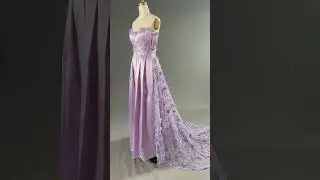 Lavender dreams come to life. This soft purple gown floats like a cloud🌸 #SoftGlam #LavenderLove