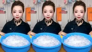 ASMR CRUSHED ICE EATING
