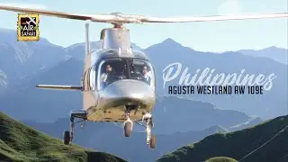Aerial View of Mindoro, Philippines with Agusta A109E
