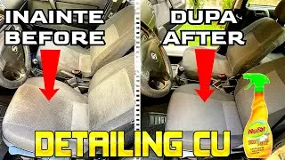 TUTORIAL: Cum Cureti Tapiteria Auto IEFTIN SI BUN.Vlog 357