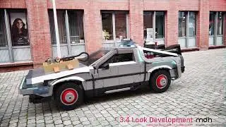 DFD1022 4.3 Look Development – 3D-Tracking with After Effects and Blender – LEGO® DeLorean Metal