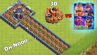 Thirty Giant Bomb Vs All Heroes New Challenge In Clash Of Clans