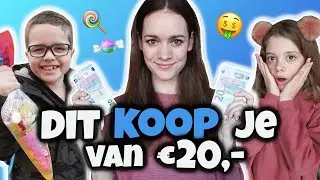 DE KINDEREN KOPEN ZOVEEL MOGELIJK VAN €20,- (EXPERIMENT #1) - Broer en Zus TV #431