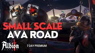 Insane Outnumbered Small Scale Fights | Ava Road PVP | Albion Online