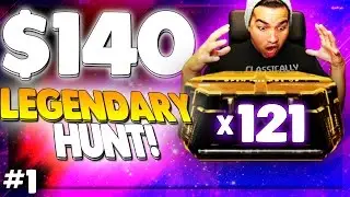 $140 LEGENDARY Supply Drop Hunt | COD AW Supply Drop Opening | COD Advanced Warfare LEGENDARY Hunt