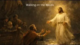 Heavy Metal Bible Stories - Jesus and Peter walking on water - Walking on the Waves (w Suno A.I.)