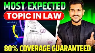 ICAI Favorite Topics In law || CA Foundation Jan 25 || CA Foundation Law ABC Analysis