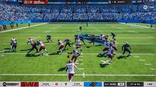 Commanders vs Panthers Madden 26 Online PS5 Gameplay