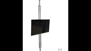 TV Halterung Decke, TV Säule Twinni, Aufbau ohne bohren
