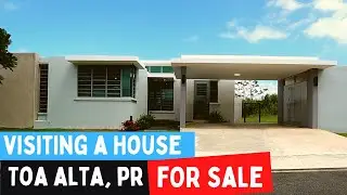Visité casa a la venta en Toa Alta PR con control de acceso cerca de la número 2