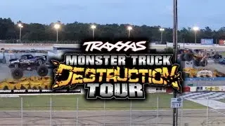 TRAXXAS MONSTER TRUCK DESTRUCTION TOUR WITH X-MAXX SKULLY CRANIAC AND STAMPEDES