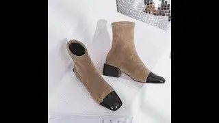 Chiko Bryttni Block Heel Sock Ankle Boots