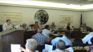 Go to the Glen Rose City Council Poldium-Nothing to do with size of crowd