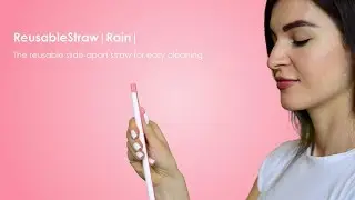 ReusableStraw |Rain| - The reusable slide-apart straw for easy cleaning - DesignNest.com