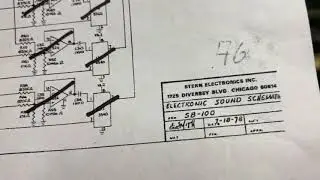 Stern SB-100 Sound Board Bench Test