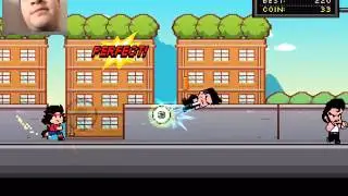 My Score : 310 and Max 2 Perfect combo !! #Kick_Hero
