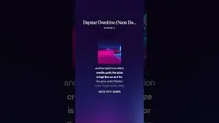 Daymar Overdrive (Neon Dust Mix) - Sweet Baroon short