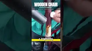How to Repair WOODEN CHAIR DAMAGE | wooden furniture | damaged wood | wood repairs | wooden chair
