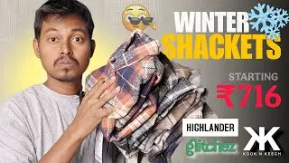 Best MEN WINTER SHACKETS Under ₹1000 | Shirt + Jacket = Shacket | Thick & Stylish for Winter