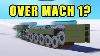 Can I get the largest tank tracks to go faster than sound? [Trailmakers]