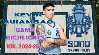 Kevin Quiambao Game Highlights | Goyang SONO Skygunners vs. Seoul SK Knights | KBL 2024-25